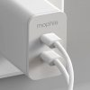 Mophie GaN Charger - ładowarka sieciowa 45W (2x USB-C) (white) [eol]
